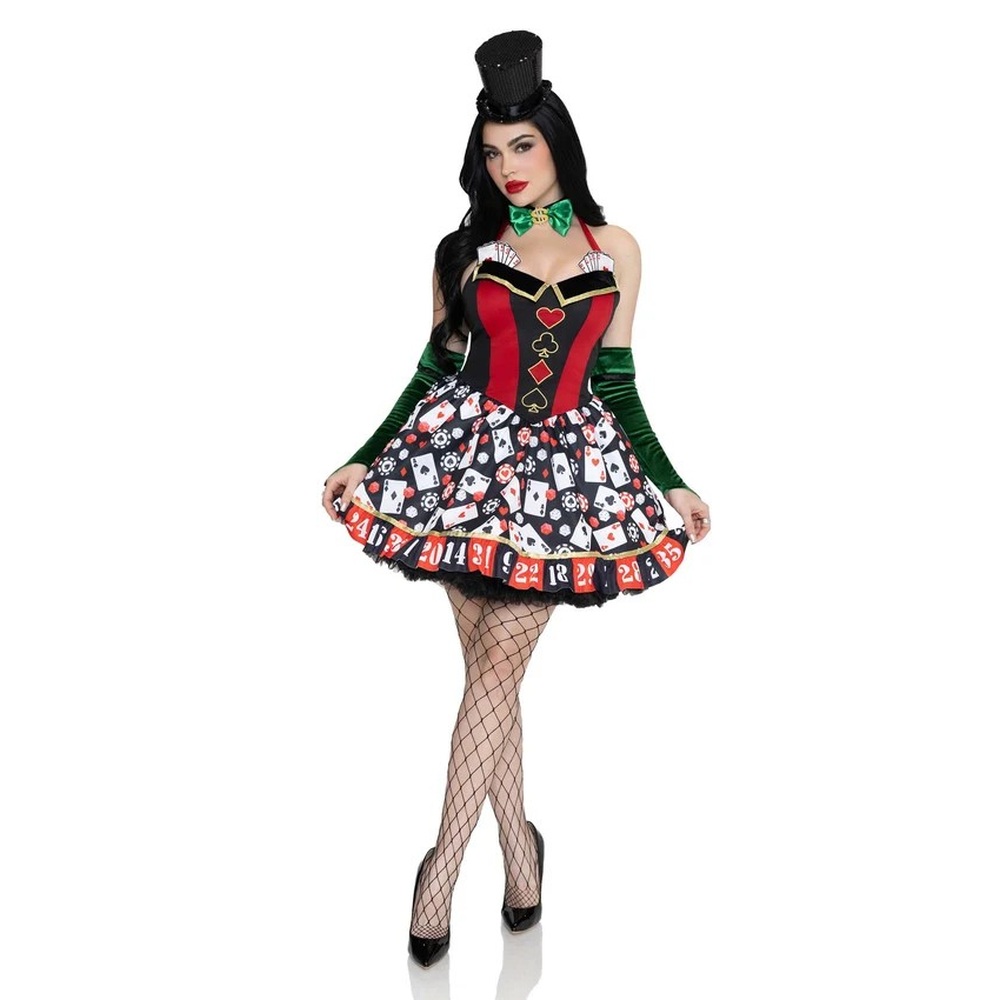 Leg Avenue - Lady Luck Costume dress - Multicolours
